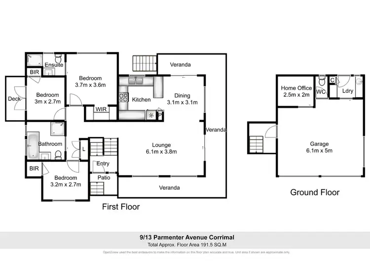 Floorplan of Homely unit listing, 9/13 Parmenter Avenue, Corrimal NSW 2518
