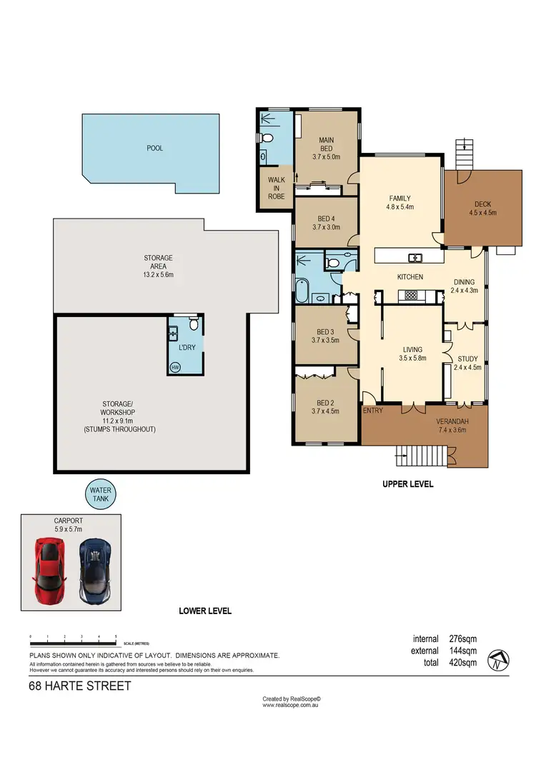 Floorplan of Homely house listing, 68 Harte Street, Chelmer QLD 4068