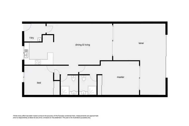 Floorplan of Homely unit listing, 102/331-337 Lake Street, Cairns North QLD 4870