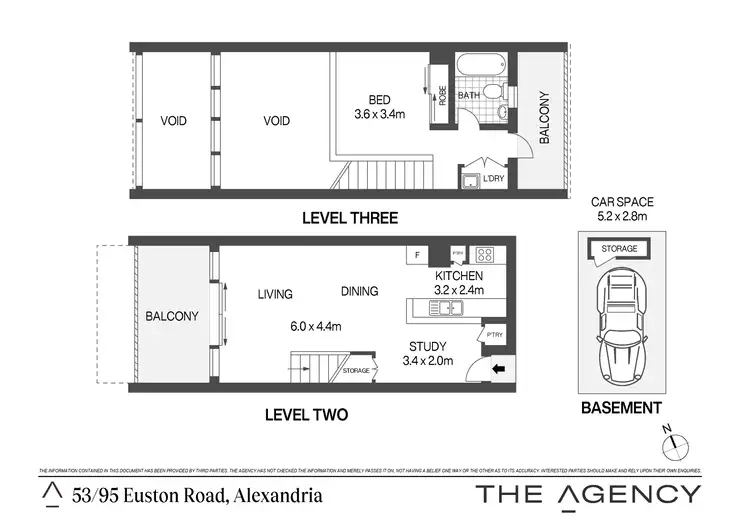 Floorplan of Homely apartment listing, 53/93-103 Euston Road, Alexandria NSW 2015