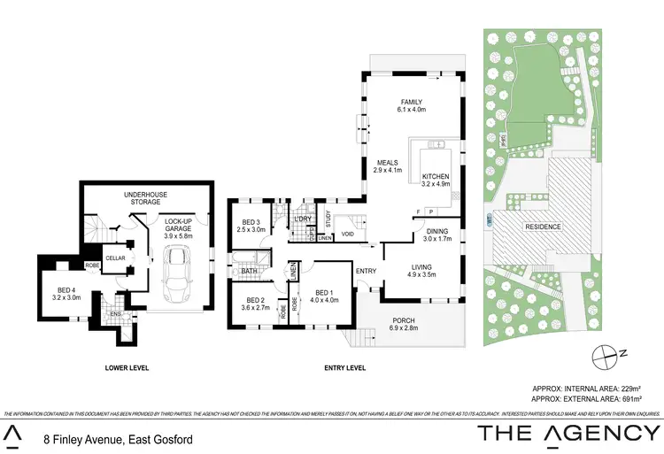 Floorplan of Homely house listing, 8 Finley Avenue, East Gosford NSW 2250