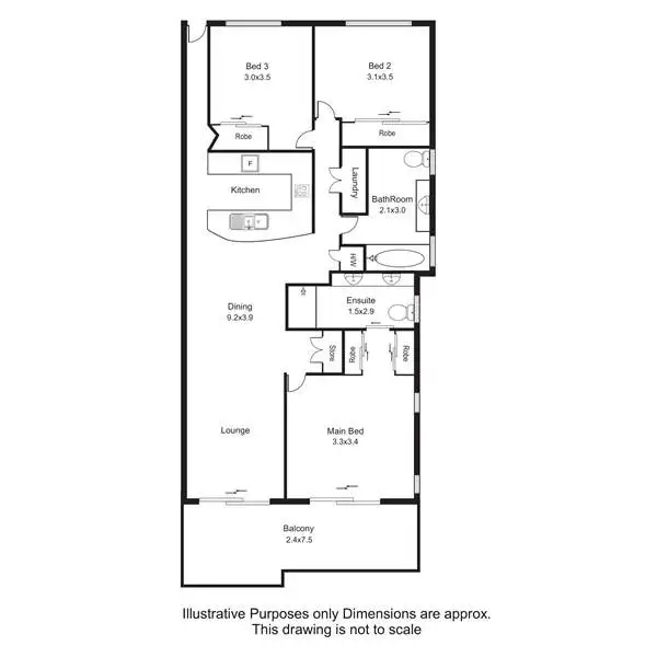 Floorplan of Homely unit listing, 10/16-18 Smith Street, Cairns North QLD 4870