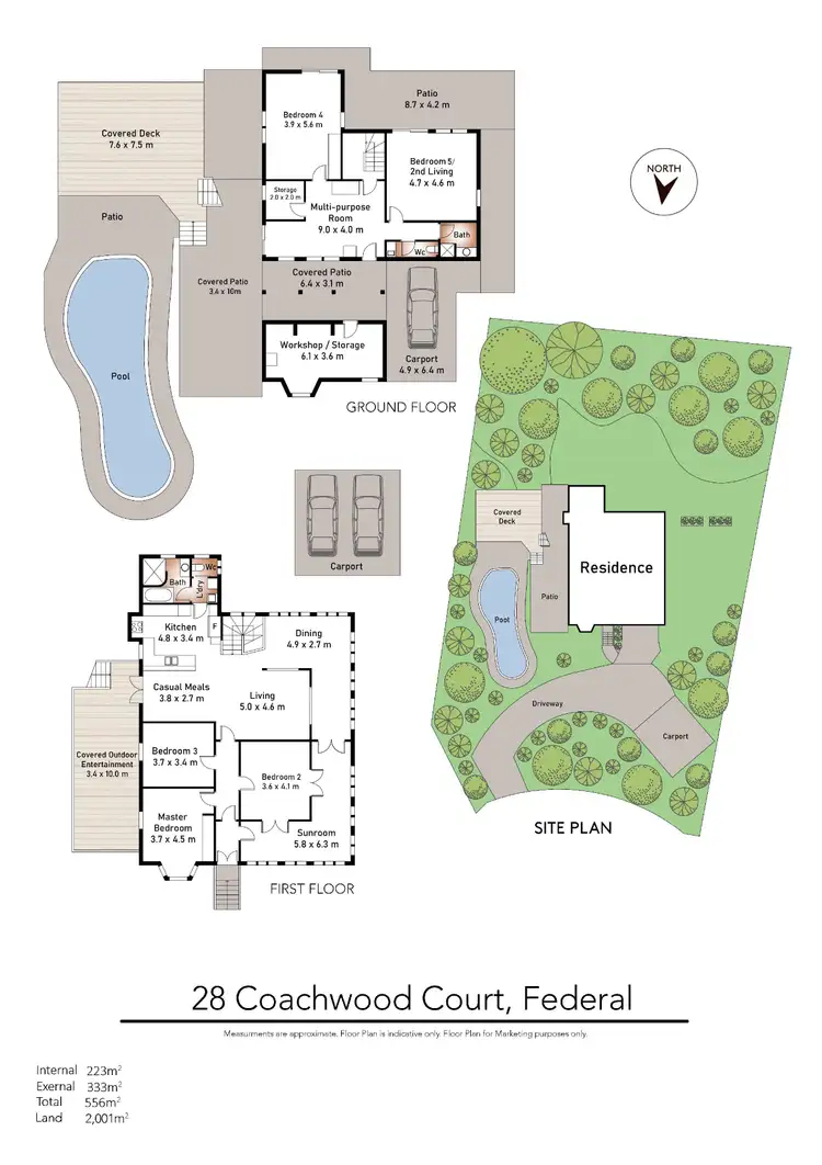 Floorplan of Homely house listing, 28 Coachwood Court, Federal NSW 2480