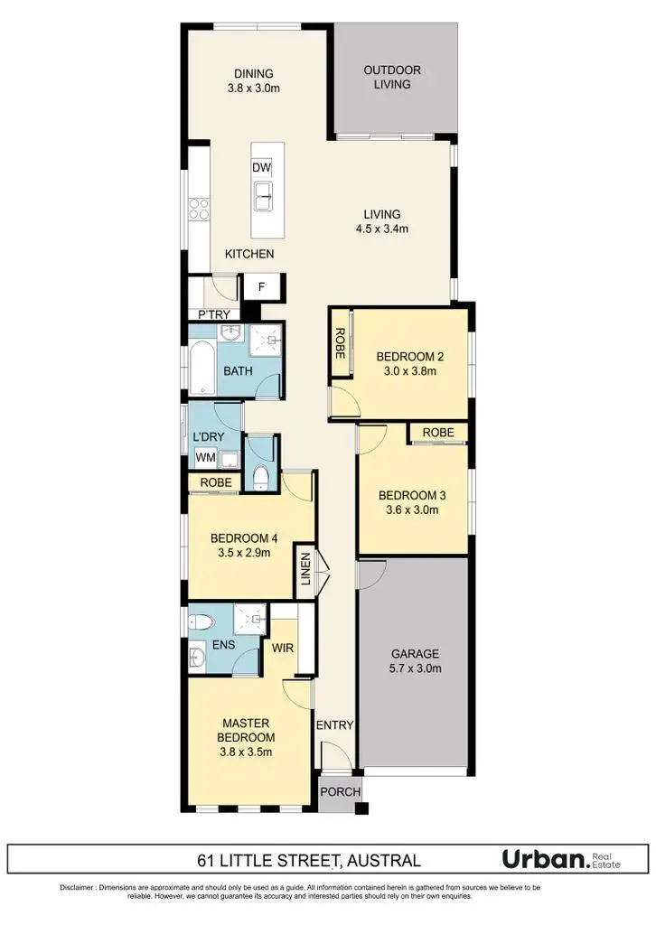 Floorplan of Homely house listing, 61 Little Street, Austral NSW 2179