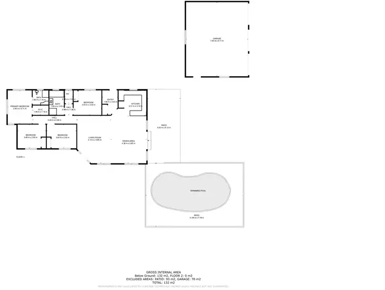 Floorplan of Homely rural property listing, 9 Equardo Road, Mount Low QLD 4818