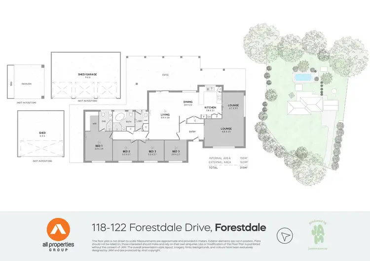 Floorplan of Homely rural property listing, 118-122 Forestdale Drive, Forestdale QLD 4118