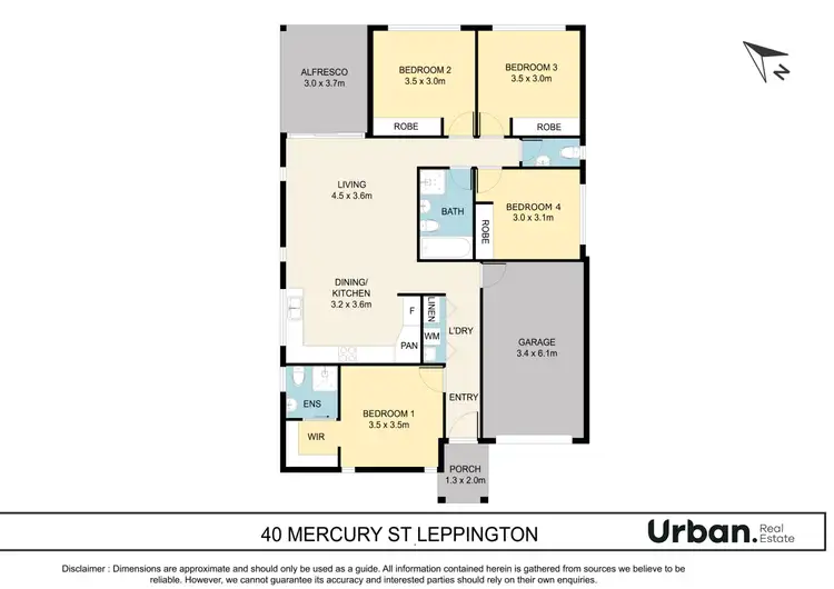 Floorplan of Homely house listing, 40 Mercury Street, Leppington NSW 2179