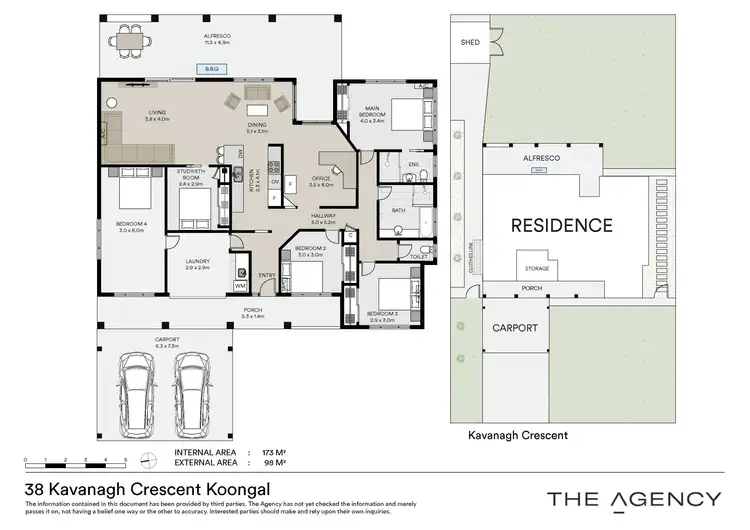 Floorplan of Homely house listing, 38 Kavanagh Crescent, Koongal QLD 4701