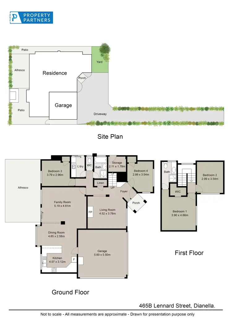 Floorplan of Homely house listing, 465B Lennard Street, Dianella WA 6059