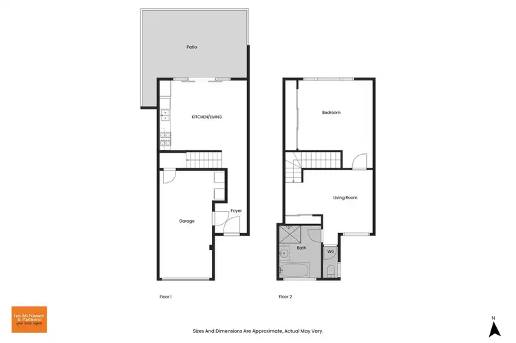 Floorplan of Homely townhouse listing, 14/3 Broughton Place, Queanbeyan NSW 2620
