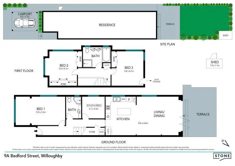 Floorplan of Homely house listing, 9A Bedford Street, Willoughby NSW 2068