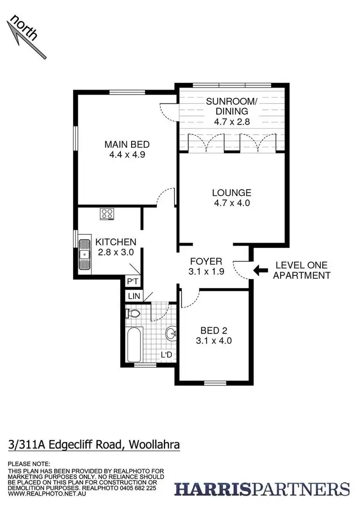 Floorplan of Homely unit listing, 3/311a Edgecliff Road, Woollahra NSW 2025