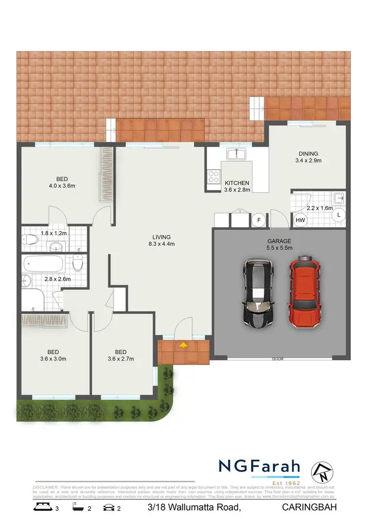 Floorplan of Homely villa listing, 3/18 Wallumatta Road, Caringbah NSW 2229