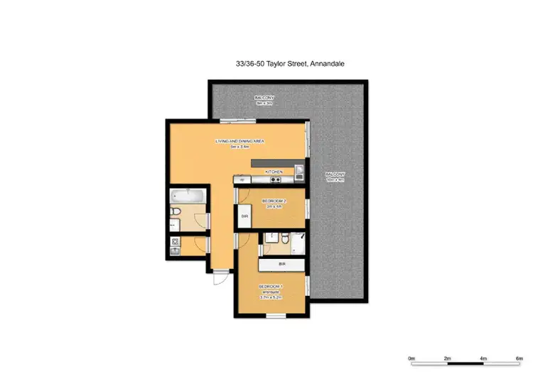 Floorplan of Homely apartment listing, 33/36-50 Taylor Street, Annandale NSW 2038