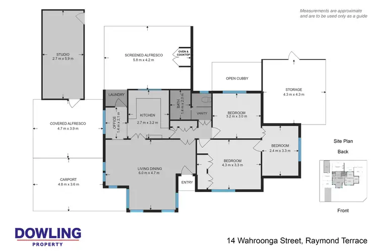 Floorplan of Homely house listing, 14 Wahroonga Street, Raymond Terrace NSW 2324