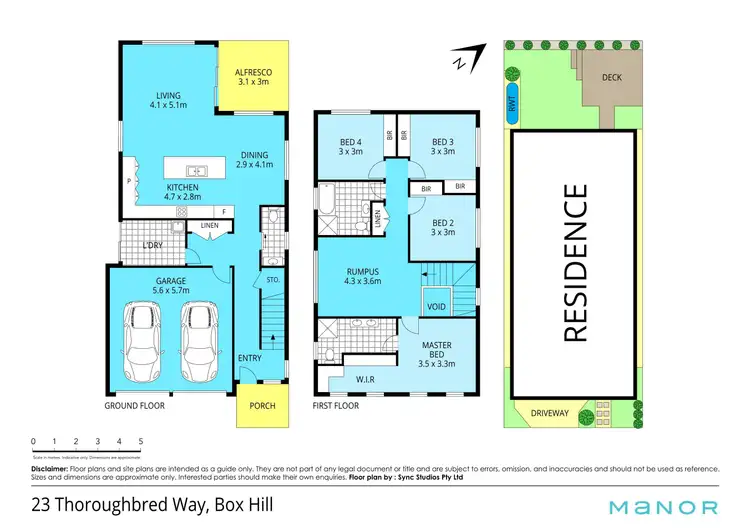 Floorplan of Homely house listing, 23 Thoroughbred Way, Box Hill NSW 2765