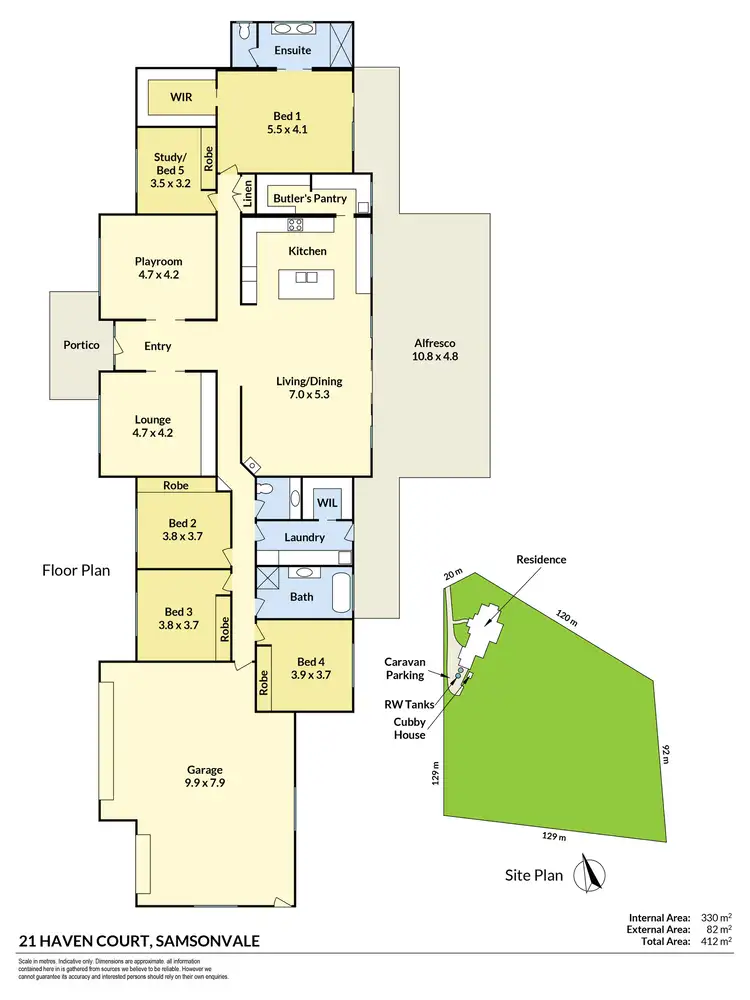 Floorplan of Homely house listing, 21 Haven Court, Samsonvale QLD 4520