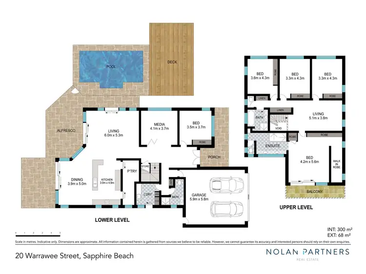 Floorplan of Homely house listing, 20 Warrawee Street, Sapphire Beach NSW 2450