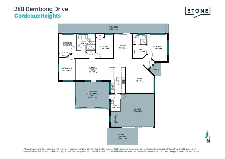 Floorplan of Homely house listing, 28B Derribong Drive, Cordeaux Heights NSW 2526