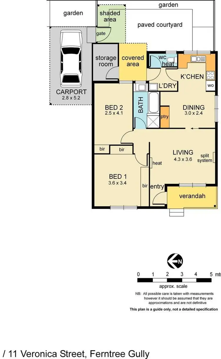 Floorplan of Homely townhouse listing, 1/11 Veronica Street, Ferntree Gully VIC 3156