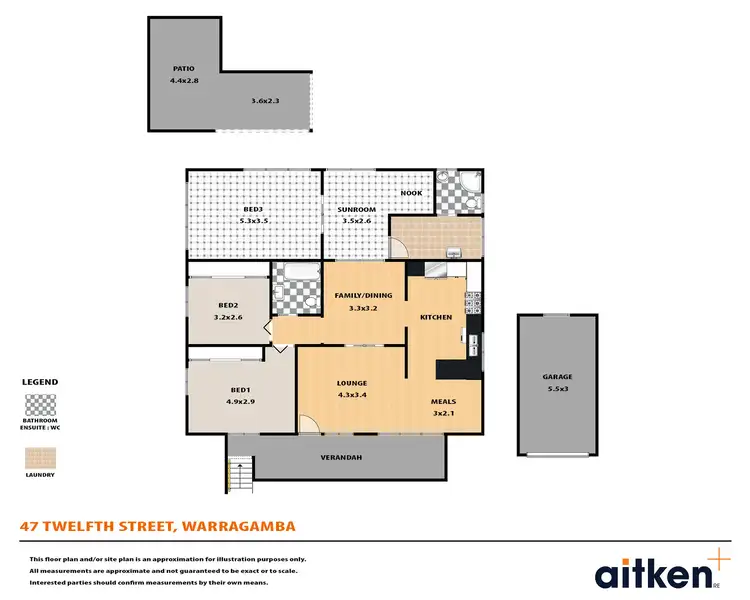 Floorplan of Homely house listing, 47 Twelfth Street, Warragamba NSW 2752