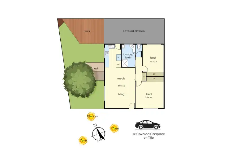 Floorplan of Homely unit listing, 1/19-21 Swift Street, Frankston VIC 3199