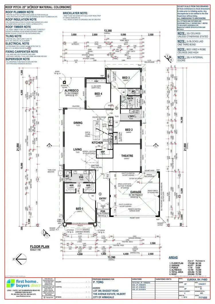 Floorplan of Homely house listing, 25 Baggot Road, Hilbert WA 6112