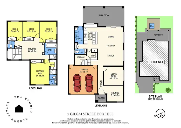 Floorplan of Homely house listing, 5 Gilgai Street, Box Hill NSW 2765