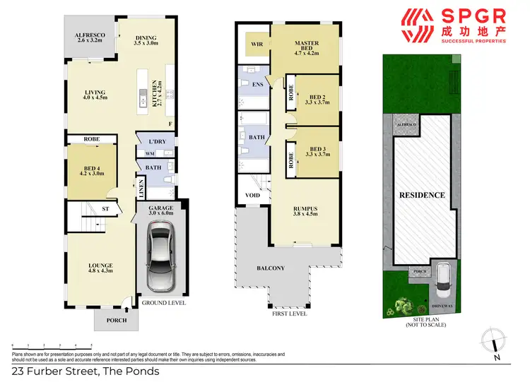 Floorplan of Homely house listing, 23 Furber Street, The Ponds NSW 2769