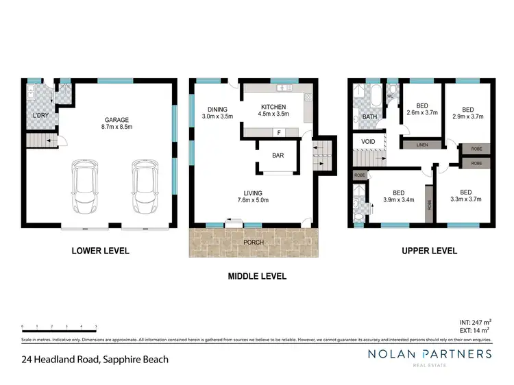 Floorplan of Homely house listing, 24 Headland Road, Sapphire Beach NSW 2450