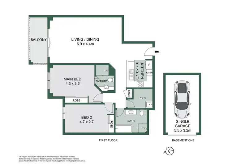 Floorplan of Homely unit listing, 18/267 Miller Street, North Sydney NSW 2060