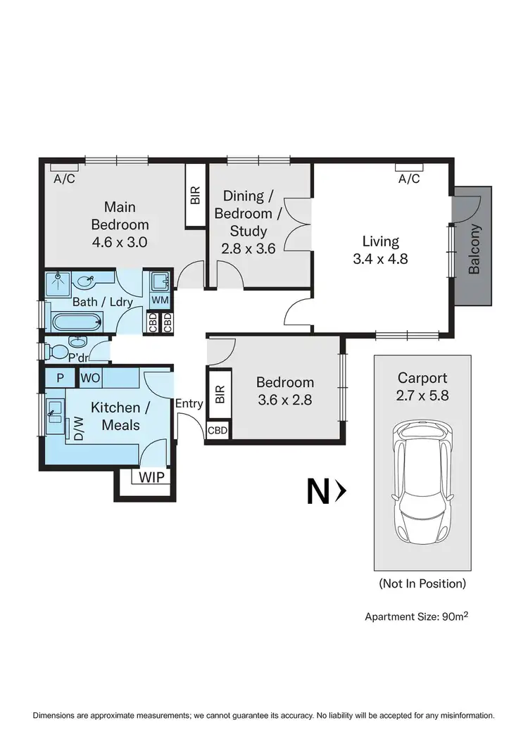 Floorplan of Homely unit listing, 6/13 Belmont Avenue, Kew VIC 3101