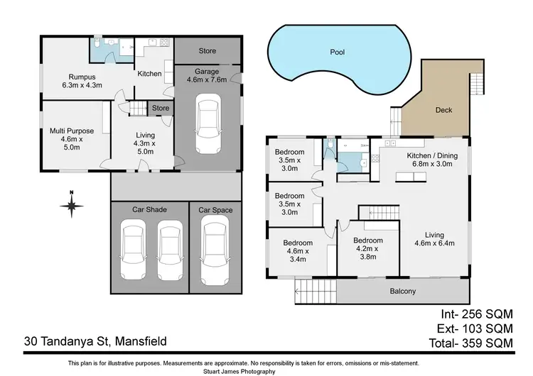 Floorplan of Homely house listing, 30 Tandanya Street, Mansfield QLD 4122