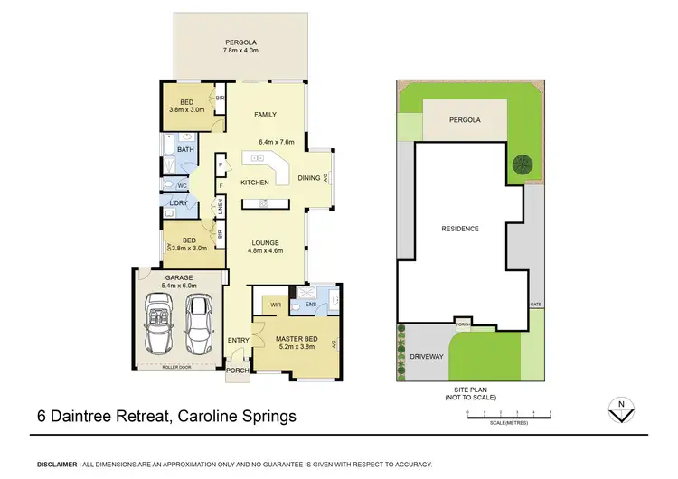 Floorplan of Homely house listing, 6 Daintree Retreat, Caroline Springs VIC 3023