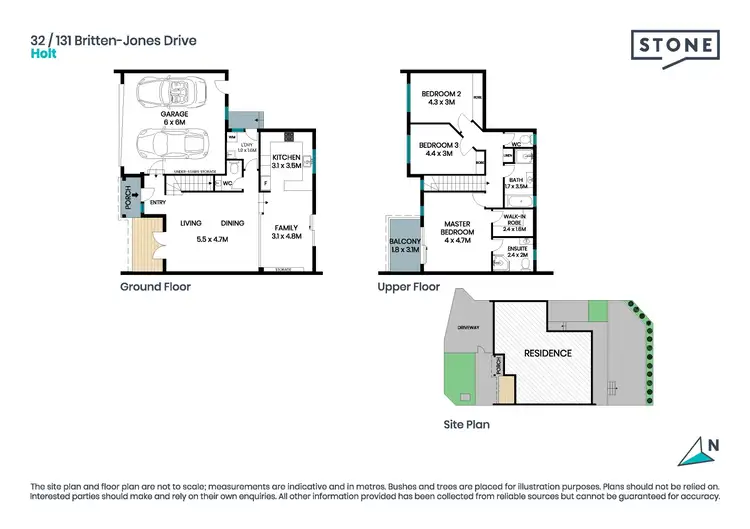 Floorplan of Homely townhouse listing, 32/131 Britten-Jones Drive, Holt ACT 2615