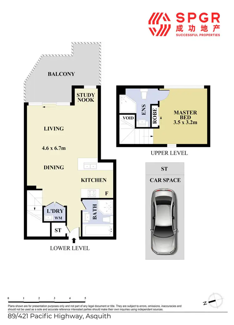 Floorplan of Homely apartment listing, 89/421 Pacific Highway, Asquith NSW 2077