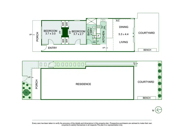 Floorplan of Homely house listing, 32 Packington Place, Prahran VIC 3181