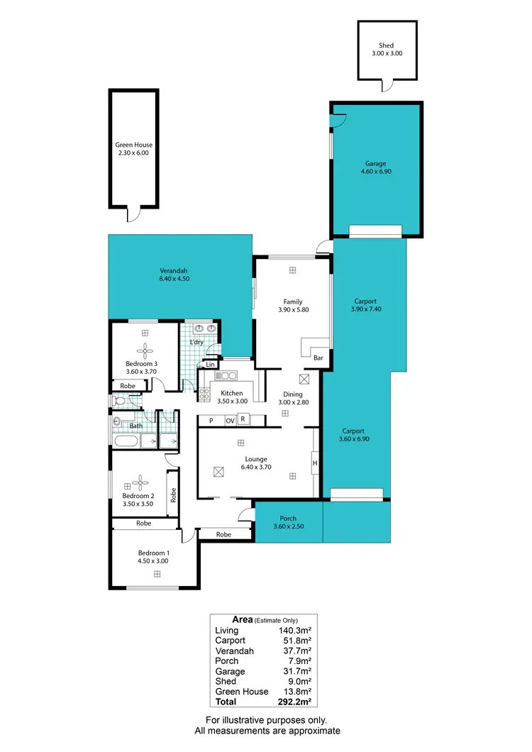 Floorplan of Homely house listing, 8 Spring Street, North Plympton SA 5037