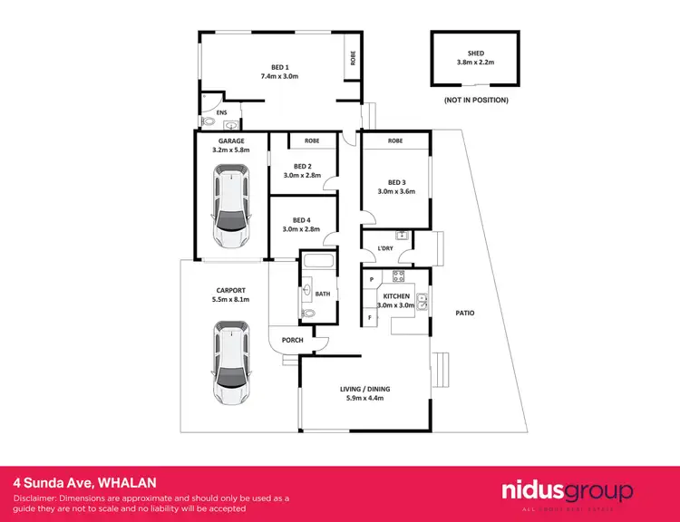 Floorplan of Homely house listing, 4 Sunda Avenue, Whalan NSW 2770