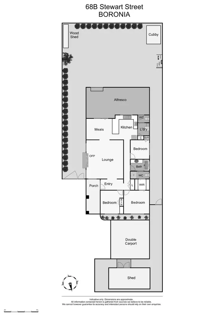 Floorplan of Homely house listing, 68B Stewart Street, Boronia VIC 3155