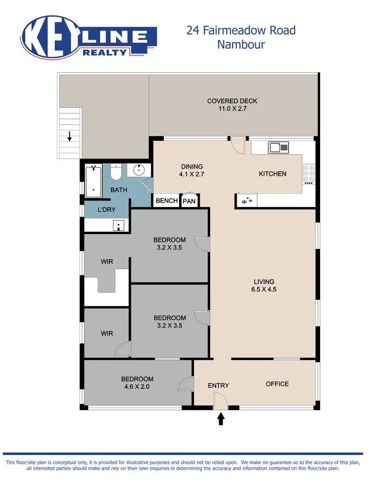 Floorplan of Homely house listing, 24 Fairmeadow Road, Nambour QLD 4560