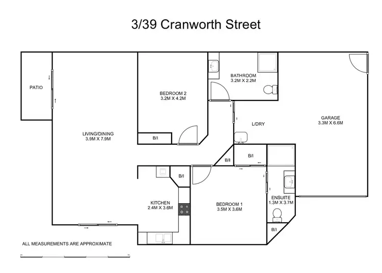 Floorplan of Homely unit listing, 39 Cranworth Street, Grafton NSW 2460