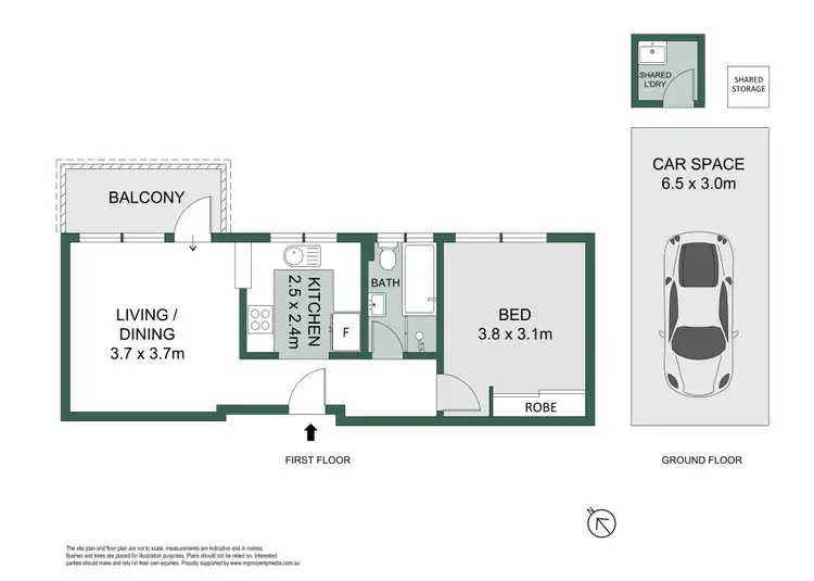 Floorplan of Homely unit listing, 8/62-64 Carter Street, Cammeray NSW 2062