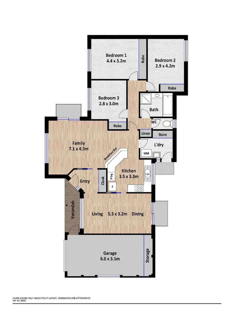 Floorplan of Homely townhouse listing, 7/15 Chipperfield Circuit, Gordon ACT 2906
