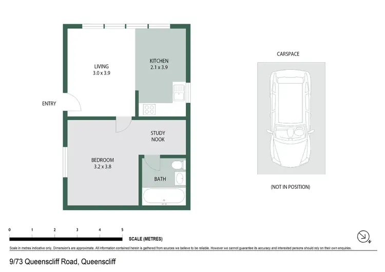 Floorplan of Homely apartment listing, 9/73 Queenscliff Road, Queenscliff NSW 2096