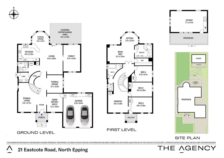 Floorplan of Homely house listing, 21 Eastcote Road, North Epping NSW 2121