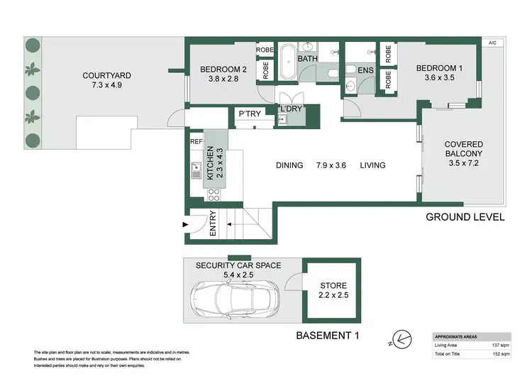 Floorplan of Homely apartment listing, 28/4-8 Angas Street, Meadowbank NSW 2114
