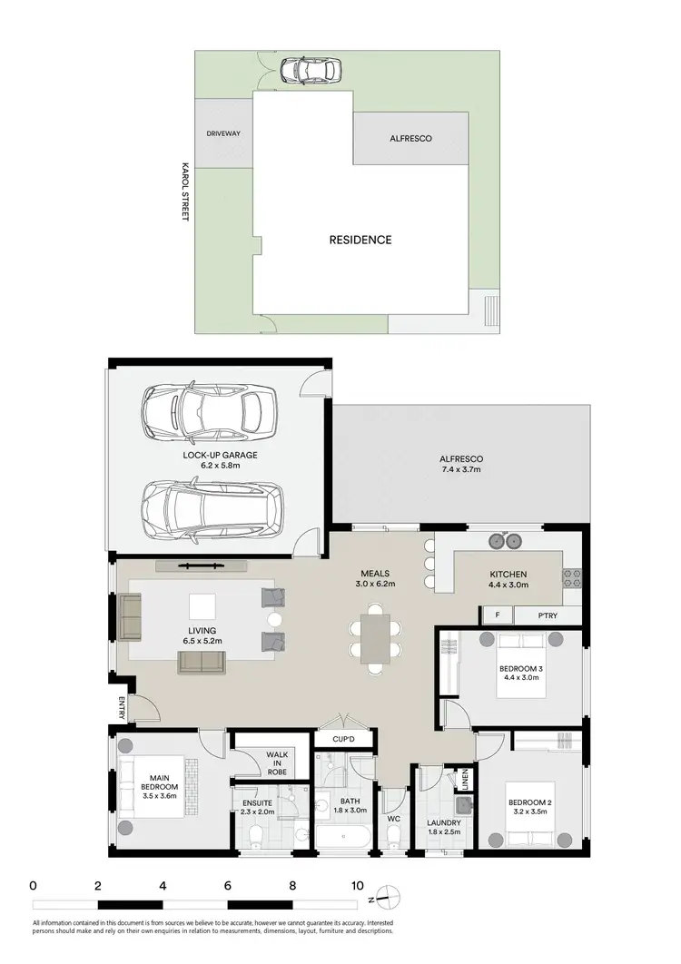 Floorplan of Homely house listing, 3 Karol Street, Alfredton VIC 3350