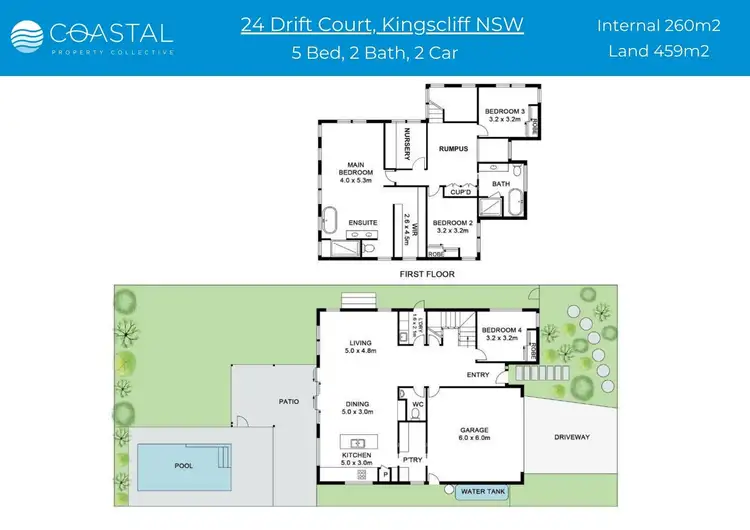 Floorplan of Homely house listing, 24 Drift Court, Kingscliff NSW 2487