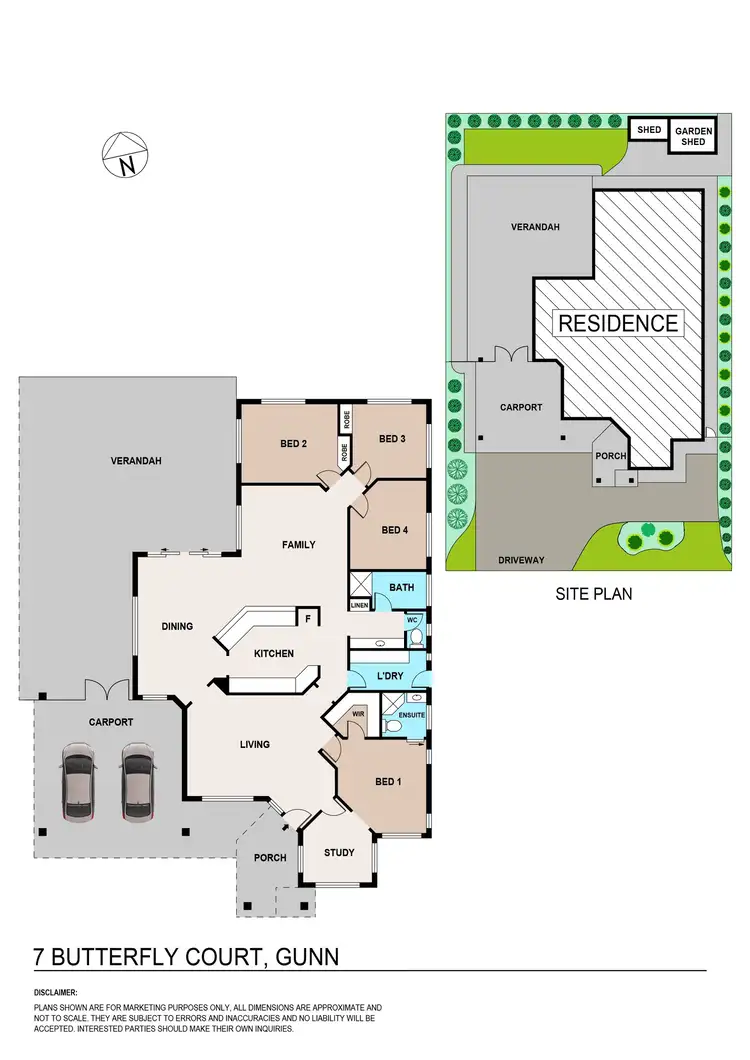 Floorplan of Homely house listing, 7 Butterfly Court, Gunn NT 832